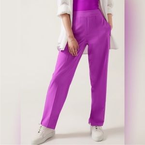Athleta Brooklyn Heights High Rise Pants, Jazzy Purple